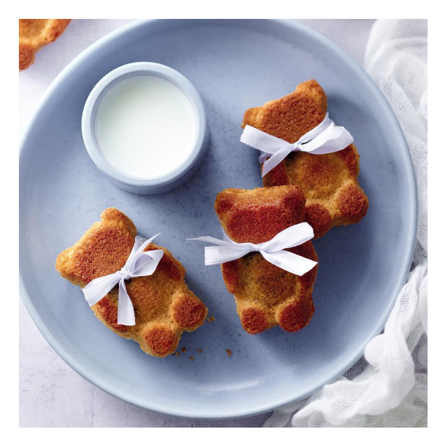 Oursons gâteaux maison au cœur praliné