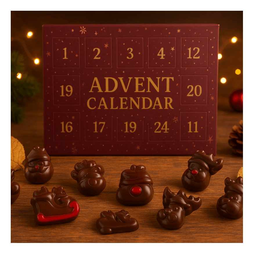 Calendrier de l'Avent maison au chocolat