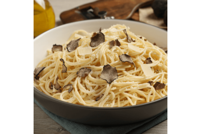 Pâtes fraiches à l'huile et brisures de truffe