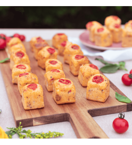 Mini cakes salés tomate & feta