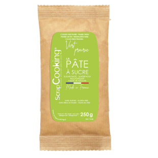 Pâte à sucre vert prairie 250 g – ScrapCooking | Décoration gâteau | Alice Délice
