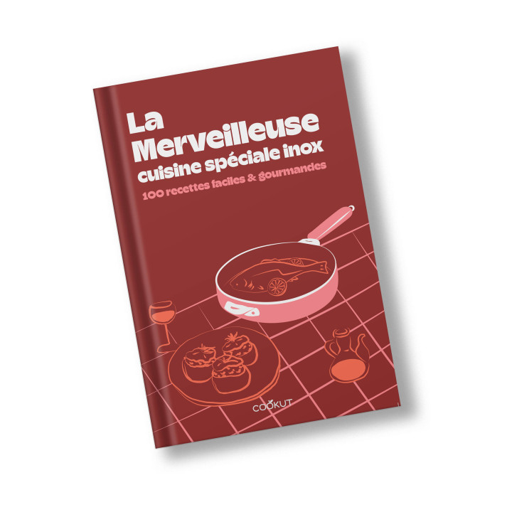 Sauteuse inox 28 cm La Merveilleuse Cookut + livre de recettes offert