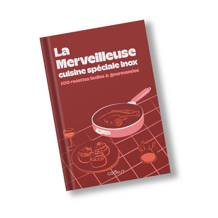 Sauteuse inox 28 cm La Merveilleuse Cookut graphite + livre offert