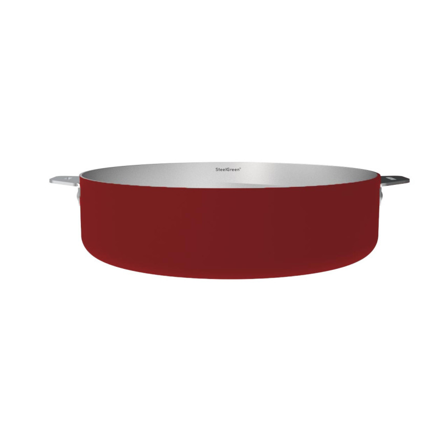 Sauteuse inox 28 cm La Merveilleuse Cookut passion + livre offert