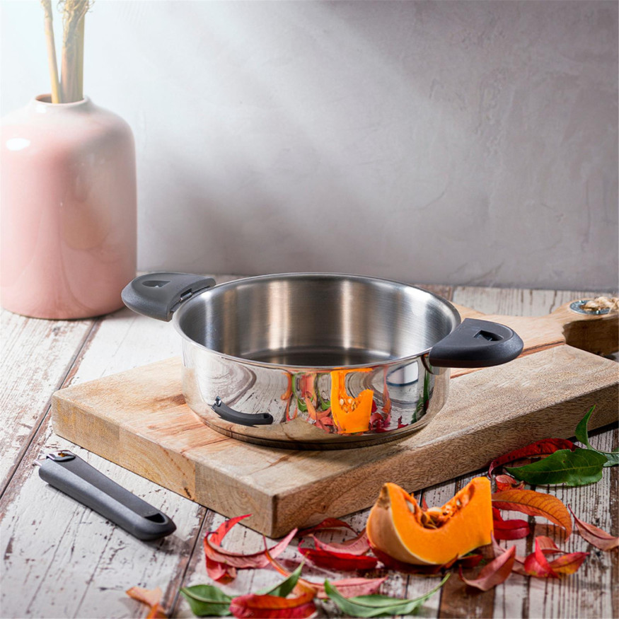 Faitout Inox amovible Mutine 24 cm + accessoires offerts