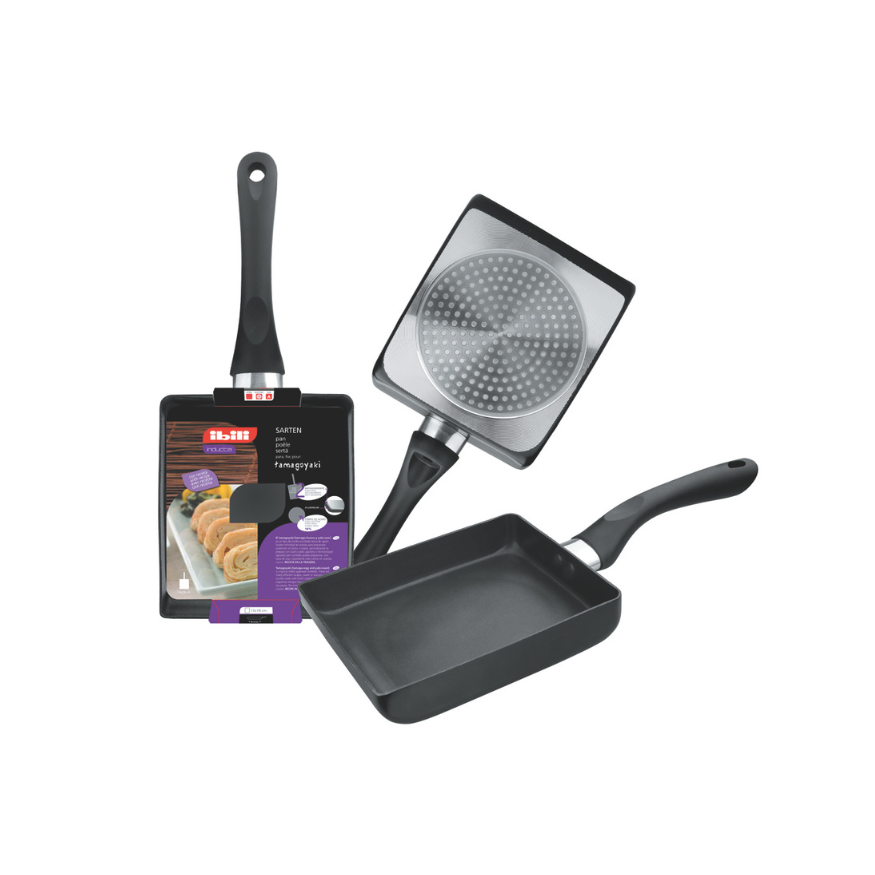 Poêle et spatule pour Tamagoyaki + mini fouet offert