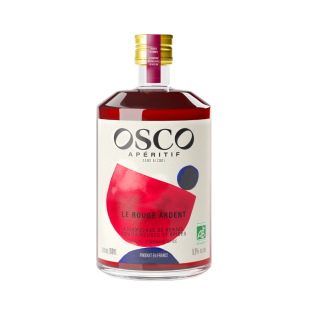Apéritif sans alcool bio Le Rouge Ardent 70 cl – OSCO – Fruité & Épicé