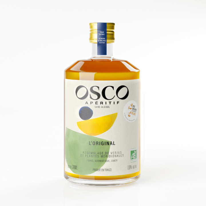 Apéritif sans alcool bio Original 70 cl – OSCO – Aromatique & Rafraîchissant