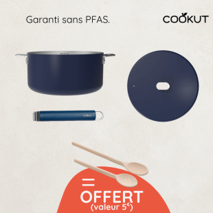 Casserole inox Merveilleuse 20 cm Myrtille + cuillères offertes