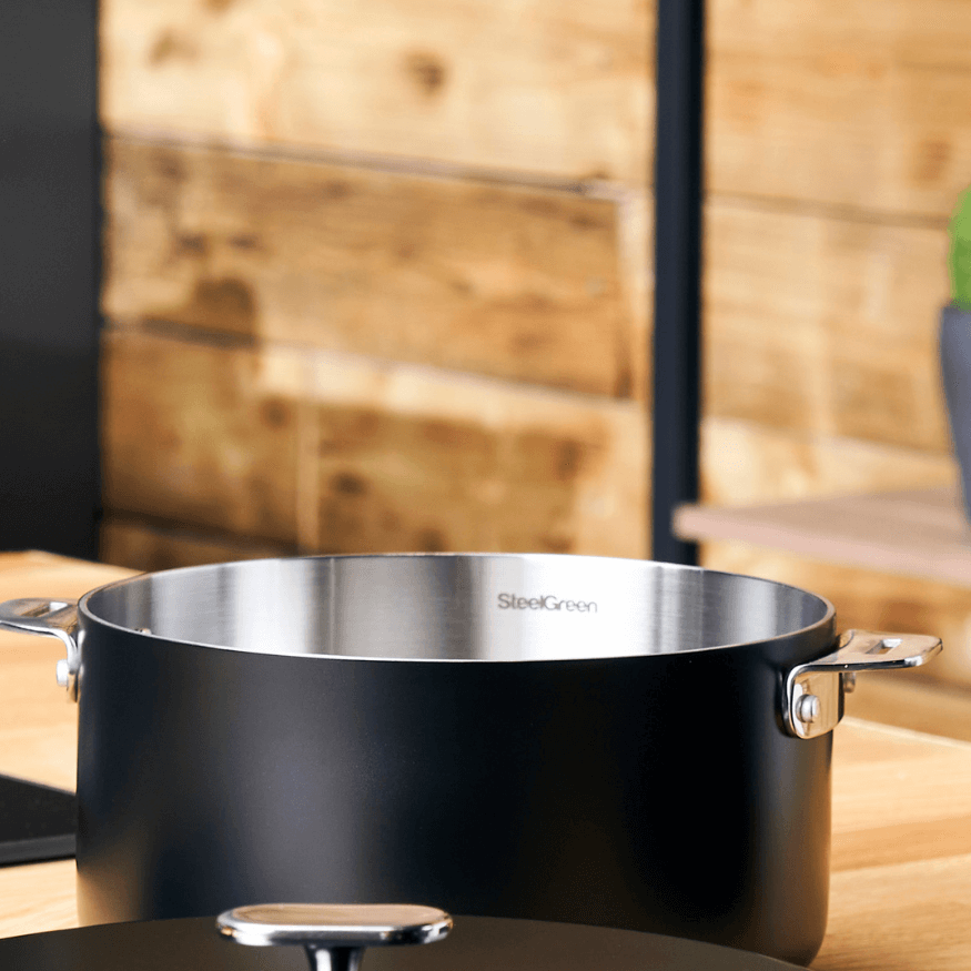 Casserole inox Merveilleuse 20 cm Graphite + cuillères offertes