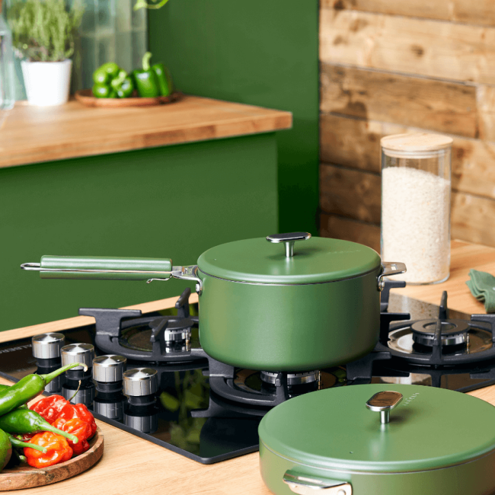 Casserole inox Merveilleuse 20 cm Fougère + cuillères offertes