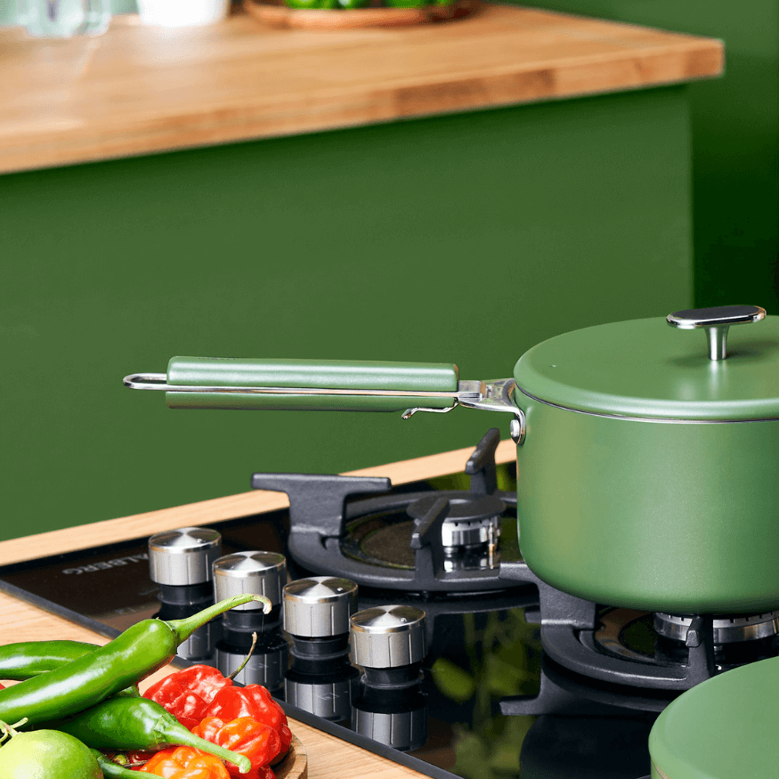 Casserole inox Merveilleuse 20 cm Fougère + cuillères offertes