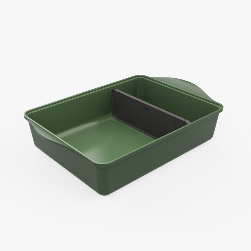 Plat à four 42 cm Cookut Fougère + séparateur + spatule offerte