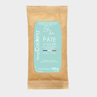 Pâte à sucre bleu clair 250 g – ScrapCooking | Décoration gâteau | Alice Délice