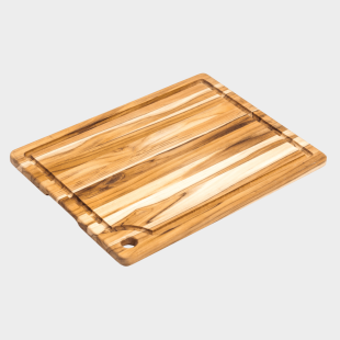 Planche à découper en teck FSC 41×30,5 cm – Teakhaus – Bois durable