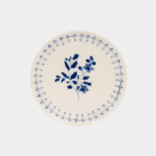 Assiette à dessert Appoline bleue 21 cm – Vaisselle en grès élégante