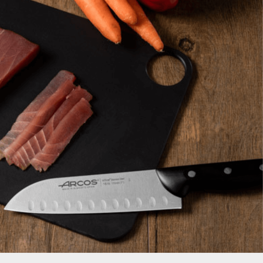 Couteau Santoku 17 cm Maître – Arcos | Précision et polyvalence