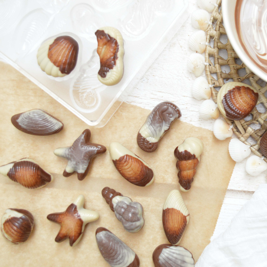 Moule à chocolat en plastique rigide 20 empreintes Fritures 