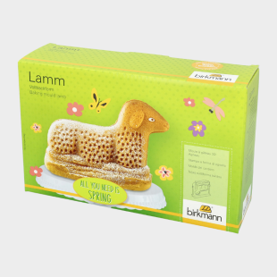 Moule gâteau métal anti-adhérent Agneau Pâques-Birkmann