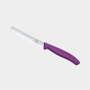 Couteau à tomates Swiss Classique 11 cm violet – Victorinox | Tranchant précis