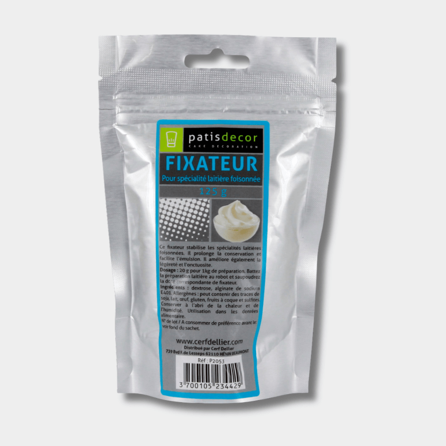 Fixateur pour crème chantilly 125 g – Stabilisant pâtisserie | Patisdécor