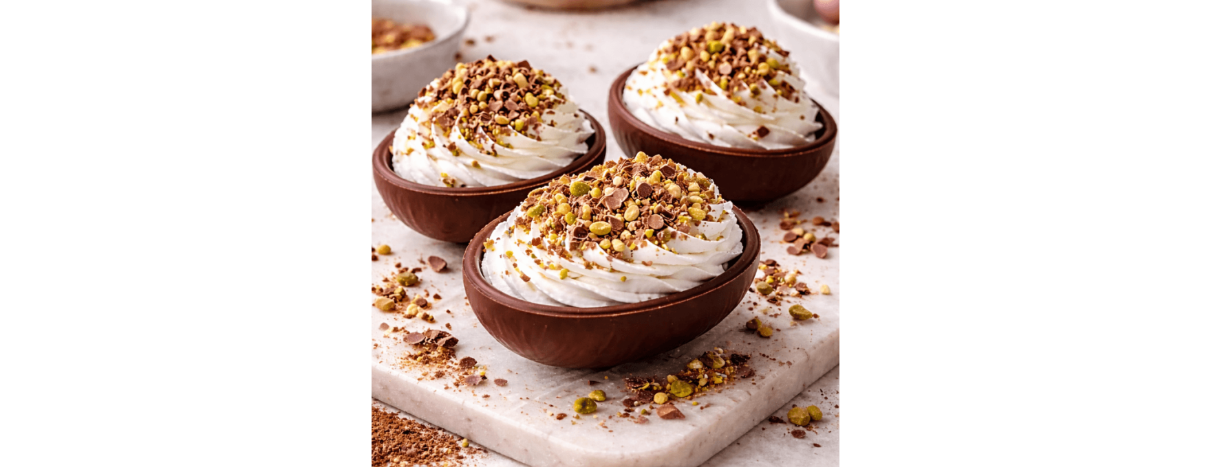 Œufs de Pâques en chocolat