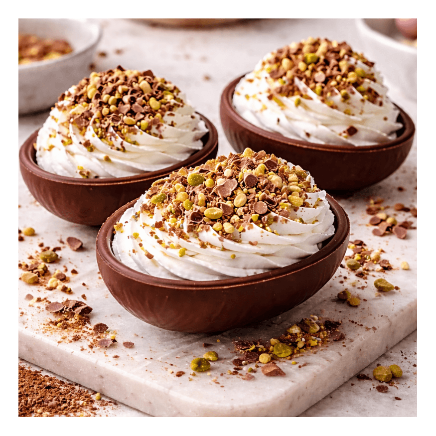 Œufs de Pâques en chocolat