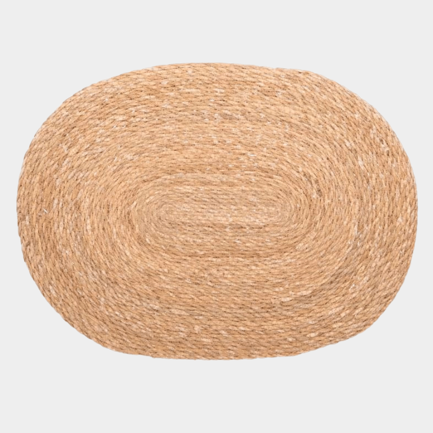 Set de table ovale jonc de mer 45×33 cm – Table Passion | Naturel et élégant