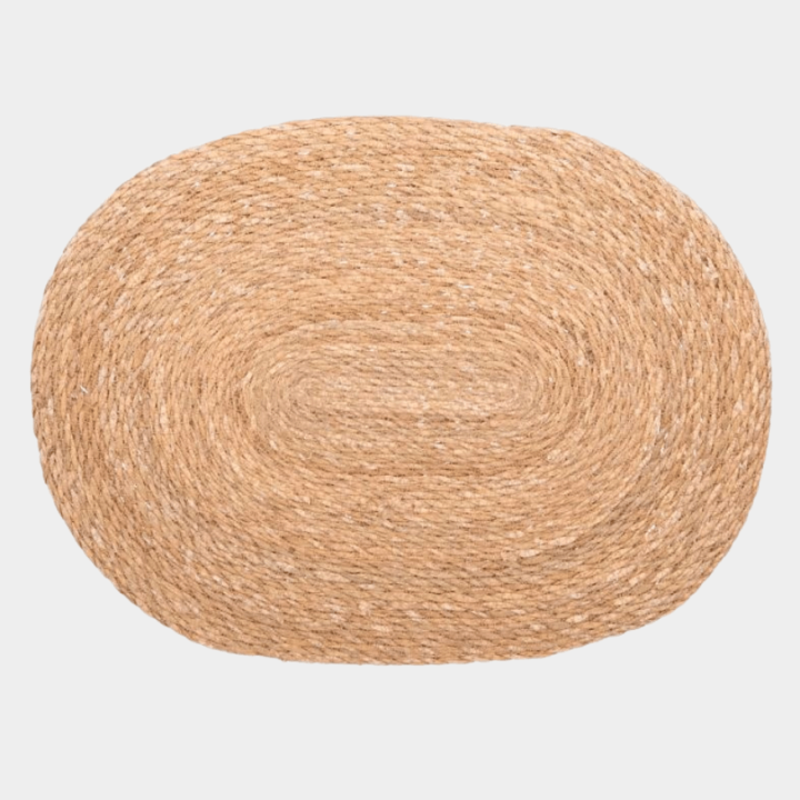 Set de table ovale jonc de mer 45×33 cm – Table Passion | Naturel et élégant