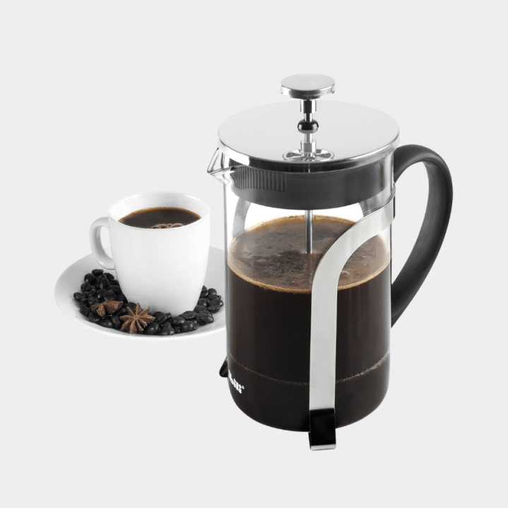 Cafetière à piston 1 L Verre + Inox – Ibili | Café savoureux et pratique