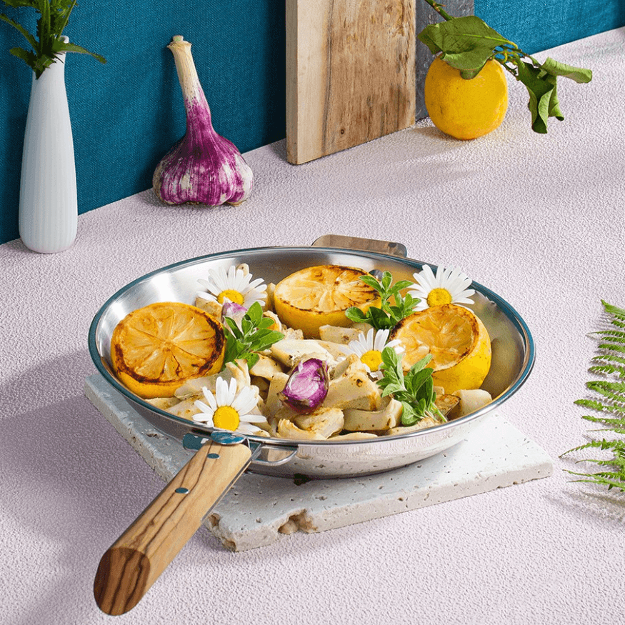 Poêle inox amovible Casteline 24 cm - Cristel