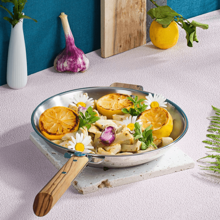 Poêle inox amovible Casteline 24 cm - Cristel