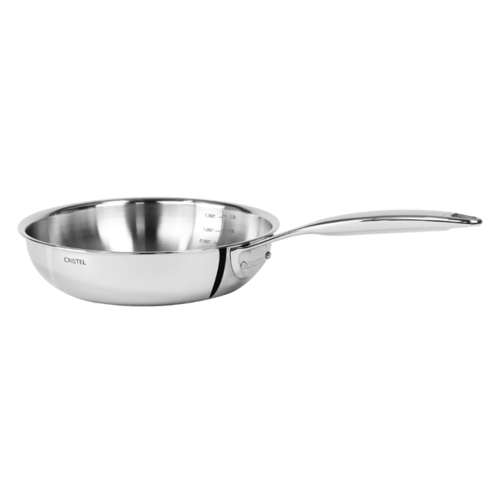 La poêle sautoir inox 5-Ply 28 cm Castel Pro - Cristel