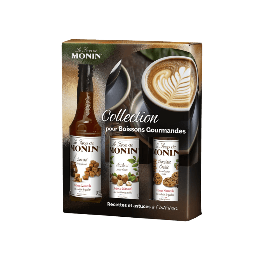 Coffret sirops Boissons Gourmandes 3x25cl - Monin