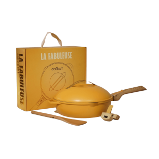 Poêle 8 en 1 La Fabuleuse 28 cm Mangue sans PFAS - Cookut