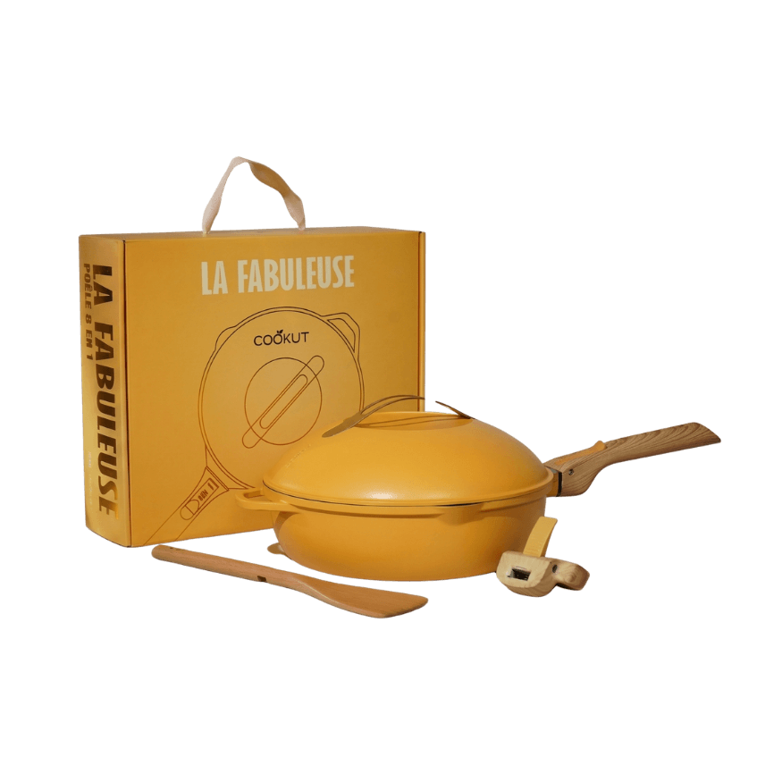 Poêle 8 en 1 La Fabuleuse 28 cm Mangue sans PFAS - Cookut