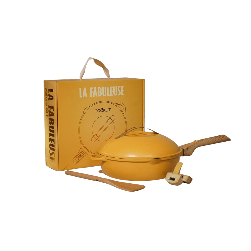 Poêle 8 en 1 La Fabuleuse 24 cm Mangue sans PFAS - Cookut