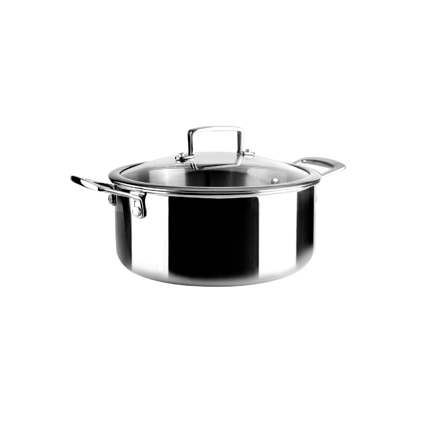 Faitout inox Triply natural 20 cm - Ibili