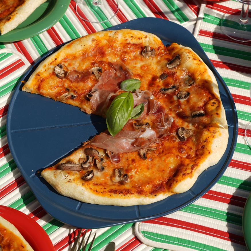 Plat à pizza sans PFAS myrtille - Cookut