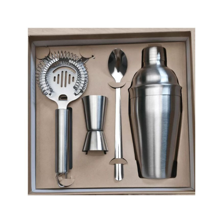 Kit pour cocktails inox – Coffret Alice Délice