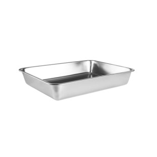 Plat à four inox 35,2 x 27 cm - Ibili