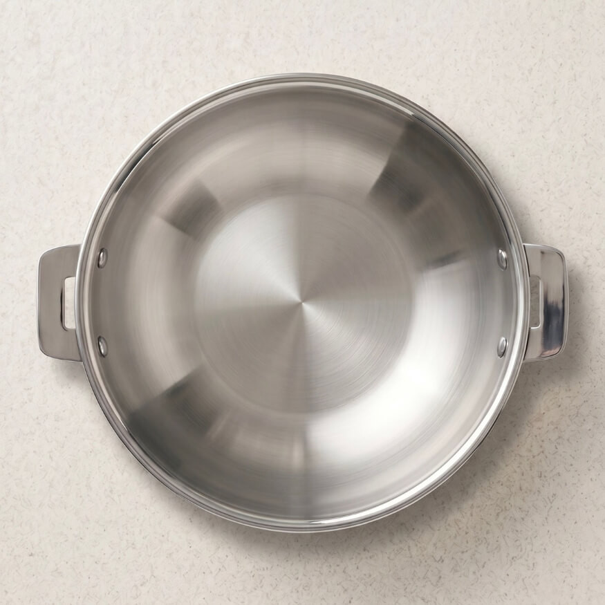 Wok inox 28 cm Casteline amovible - Cristel