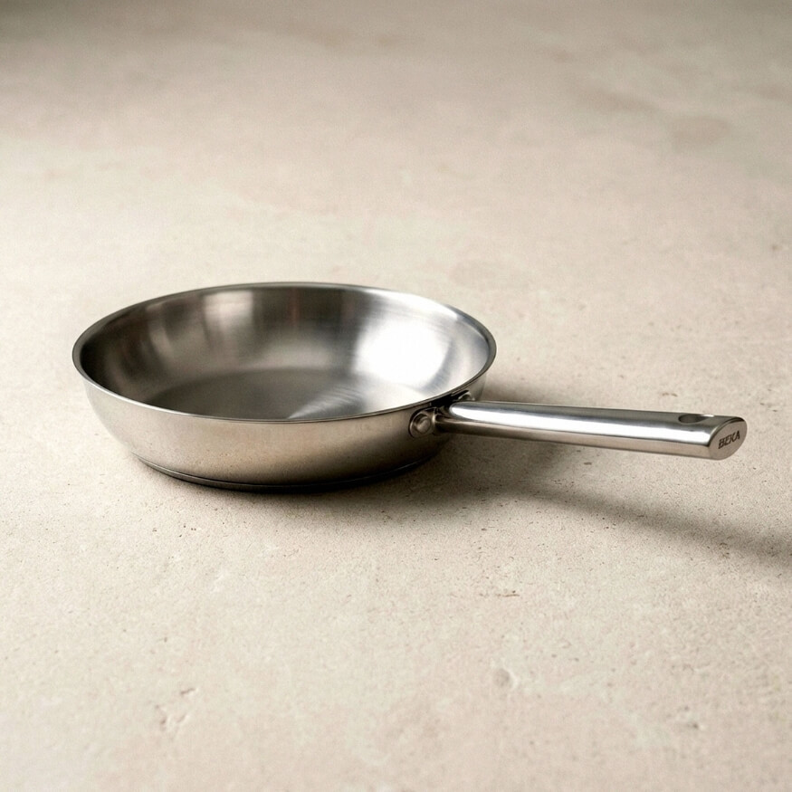 Poêle inox 24 cm – Beka Cicla | Tous feux & four