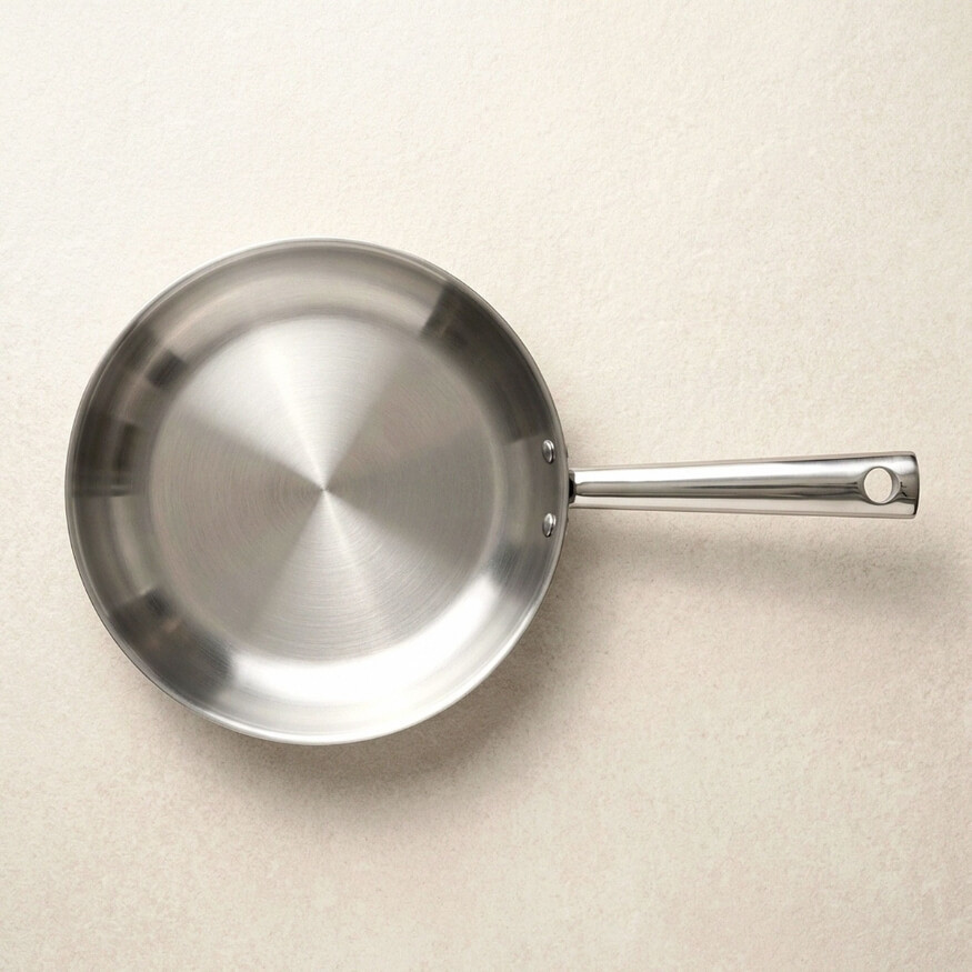 Poêle inox 24 cm – Beka Cicla | Tous feux & four