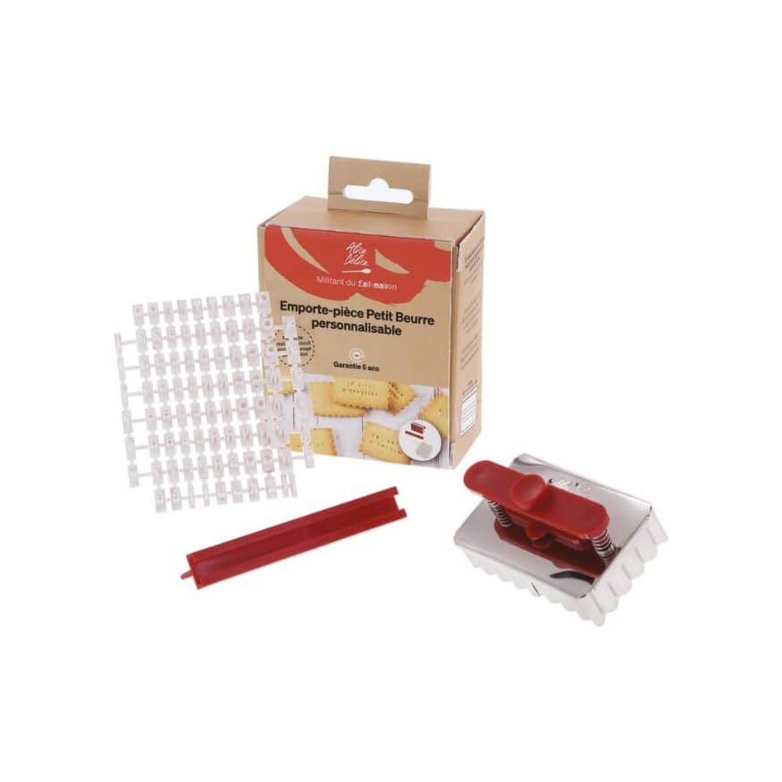 Emporte-pièce Petit Beurre personnalisable - Alice Délice