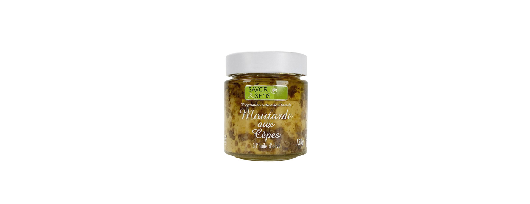 Moutarde aux Cèpes 130 gr - Savor et Sens
