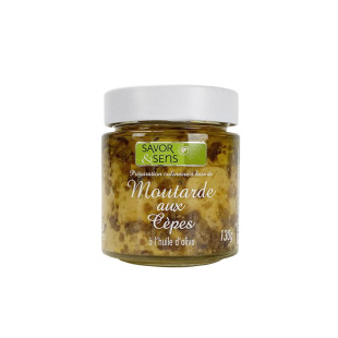 Moutarde aux Cèpes 130 gr - Savor et Sens