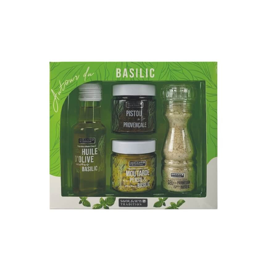 Coffret Autour du Basilic - Savor et Sens