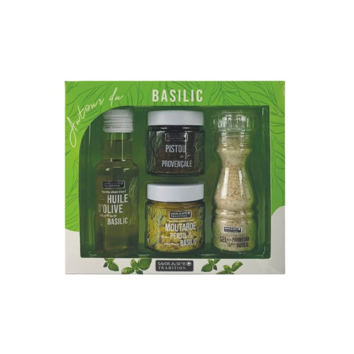 Coffret Autour du Basilic - Savor et Sens