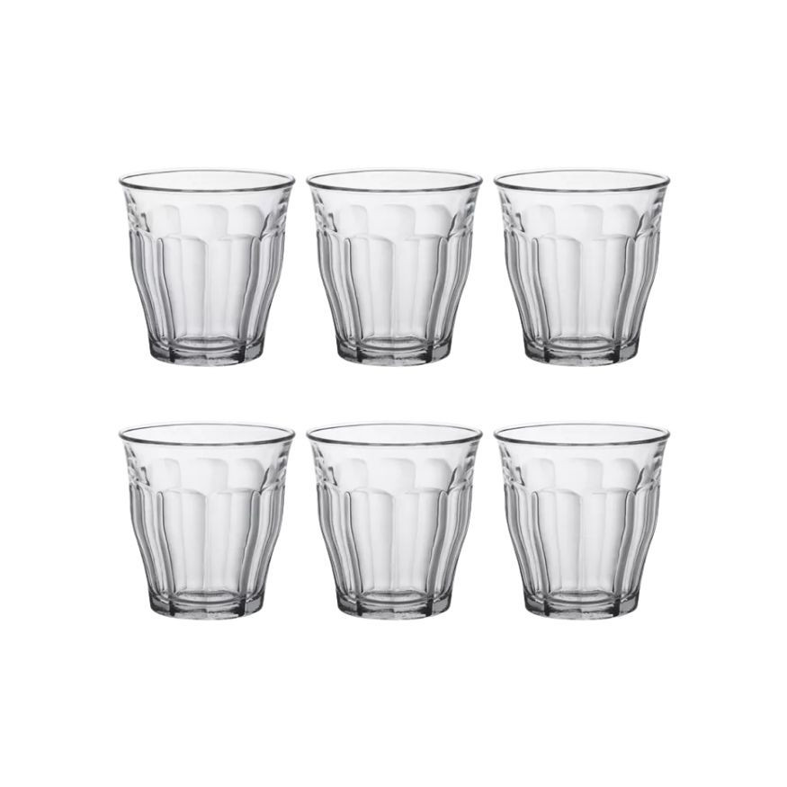 Gobelet Le Picardie 25 cl transparent x 6 - Duralex